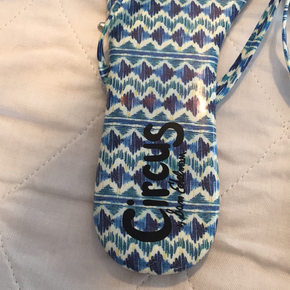 NWOT Sam Edelman Patent Leather Flip Flops Sz 9.5 - Picture 5 of 8